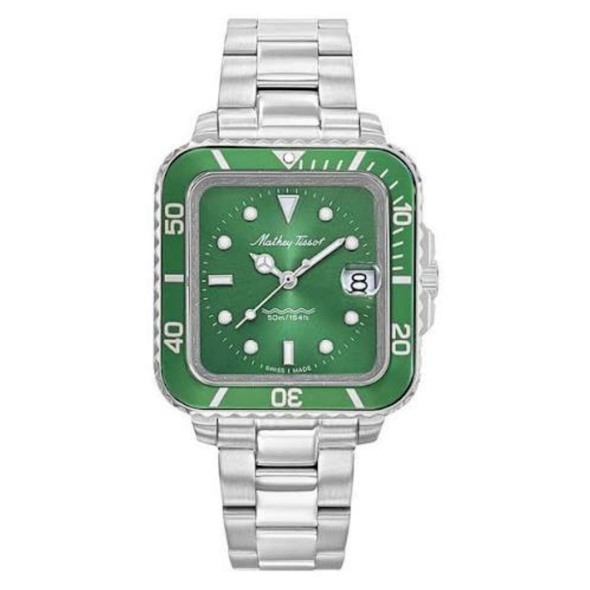 Mathey Tissot Men's Vintage Green Dial Watch