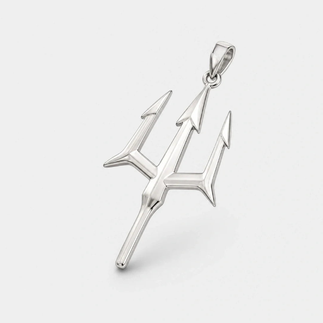 Trident Pendant (Silver)