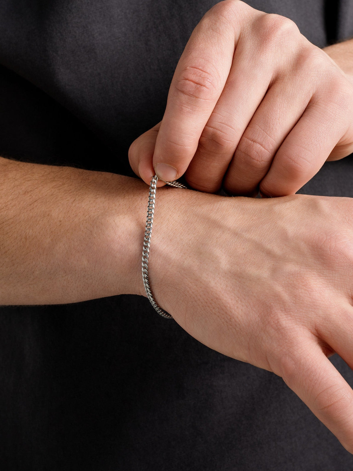 3.5mm Curb Bracelet