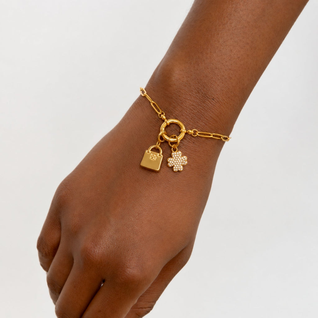 Iced Clover Charm