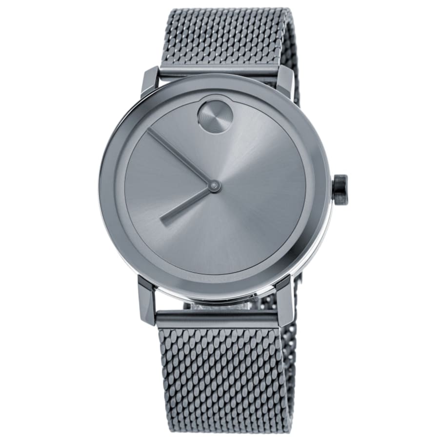 Movado Bold Evolution Quartz Grey Dial Steel Men's Watch 3600902