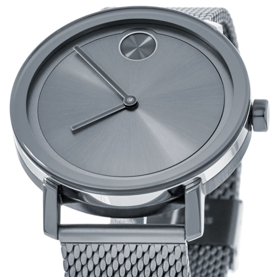 Movado Bold Evolution Quartz Grey Dial Steel Men's Watch 3600902