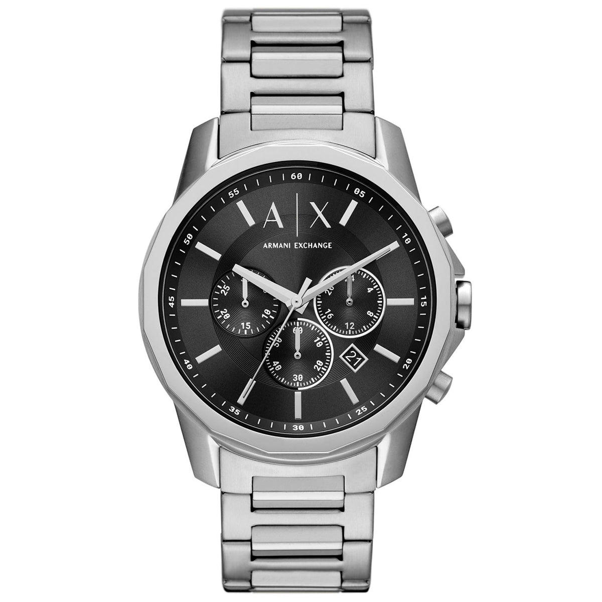 Armani Exchange Men's Classic Black Dial Watch