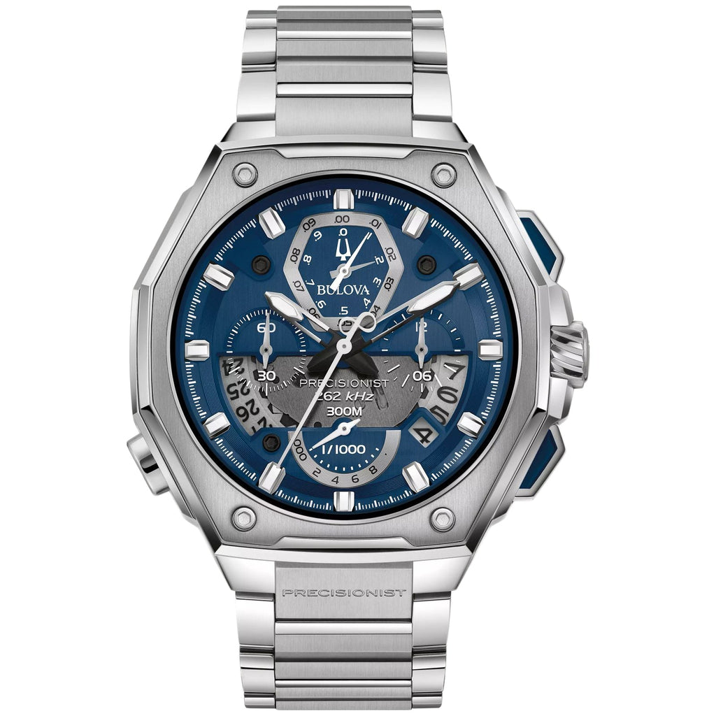 Bulova Men's Precisionist Blue Dial Watch