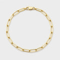 Paperclip Bracelet (Gold) - 3mm