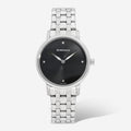 Wenger Swiss Army Ladies 01.1721.105 Urban Donnissima Black Dial Watch 35 mm