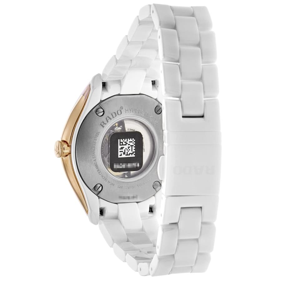 Rado Hyperchrome Diamonds Automatic Mother of Pearl Dial Ceramic Women's Watch R32033902