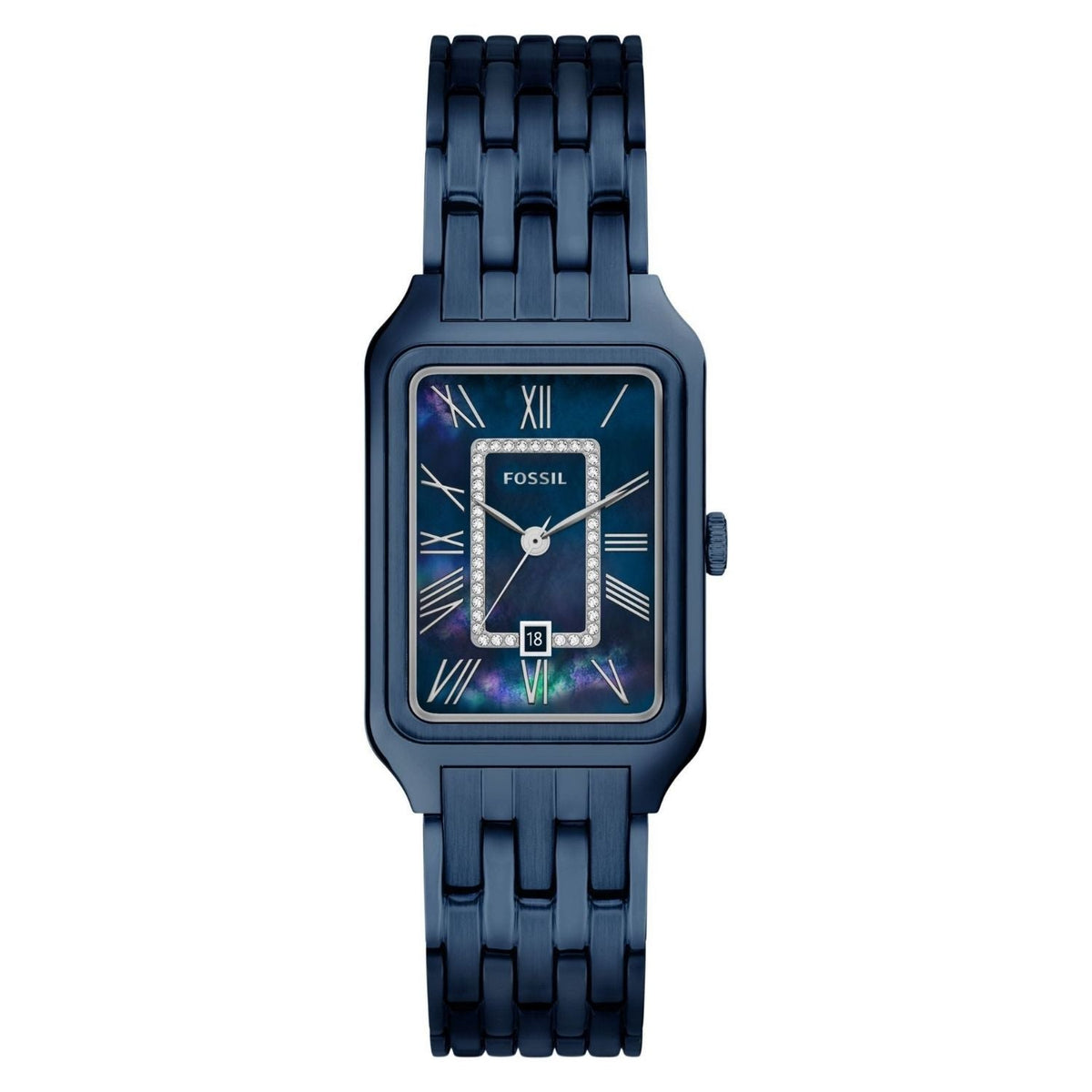 Fossil Women's Raquel Blue Dial Watch