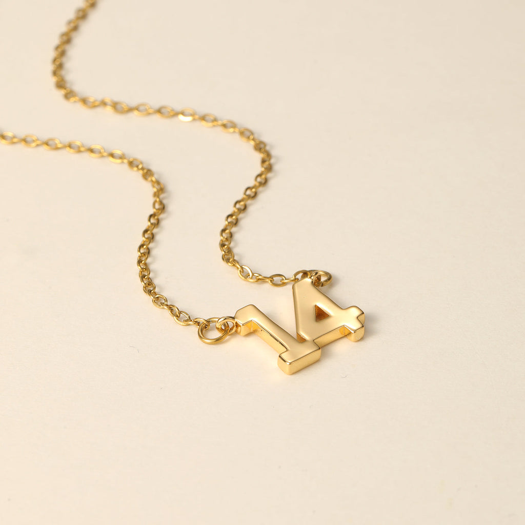 Kids Varsity Letter Necklace