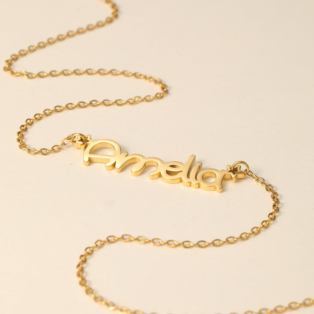 Kids Daisy Name Star Necklace