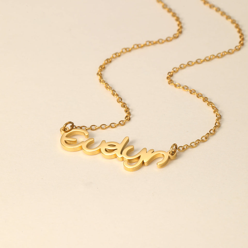 Kids Daisy Name Necklace