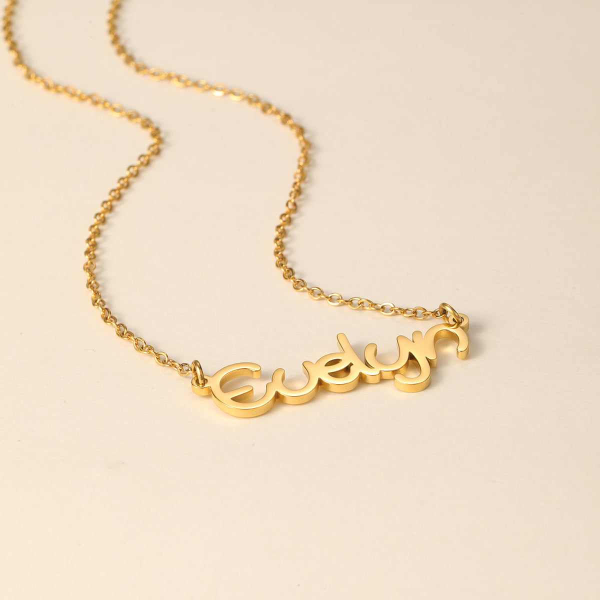 Kids Daisy Name Necklace