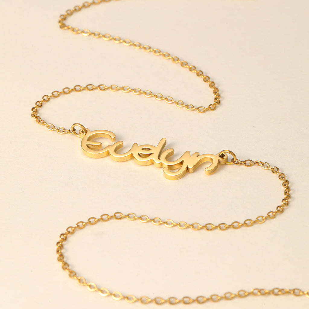 Kids Daisy Name Necklace