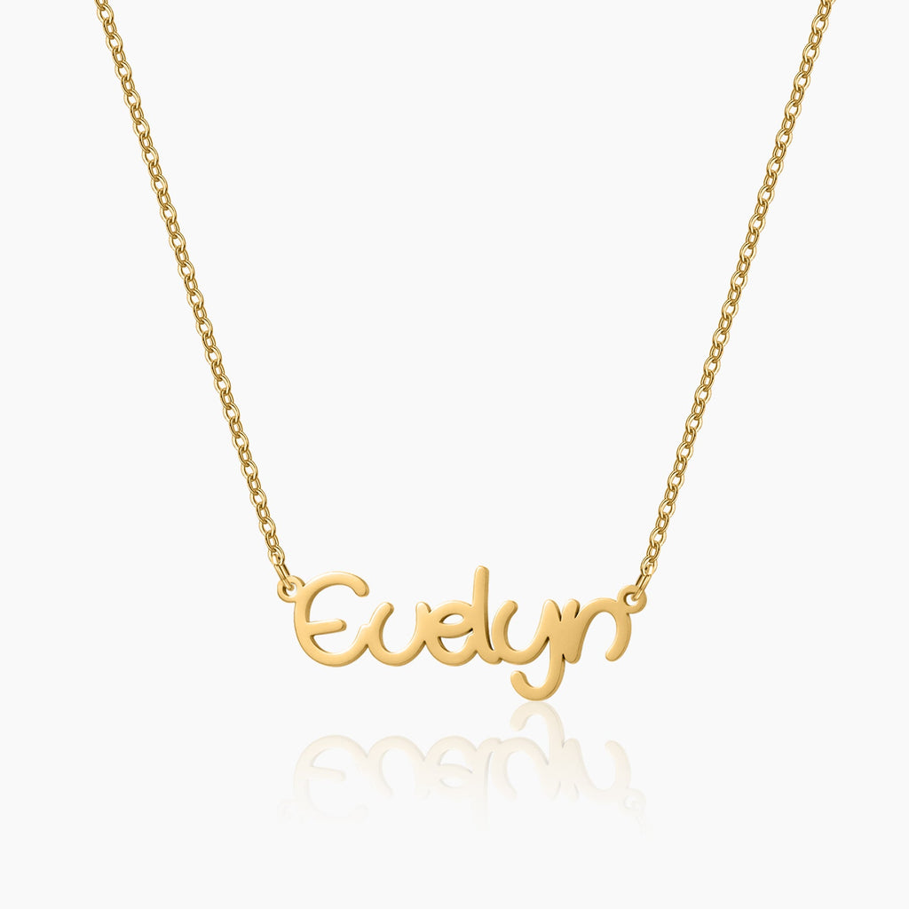 Kids Daisy Name Necklace