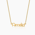 Kids Daisy Name Star Necklace