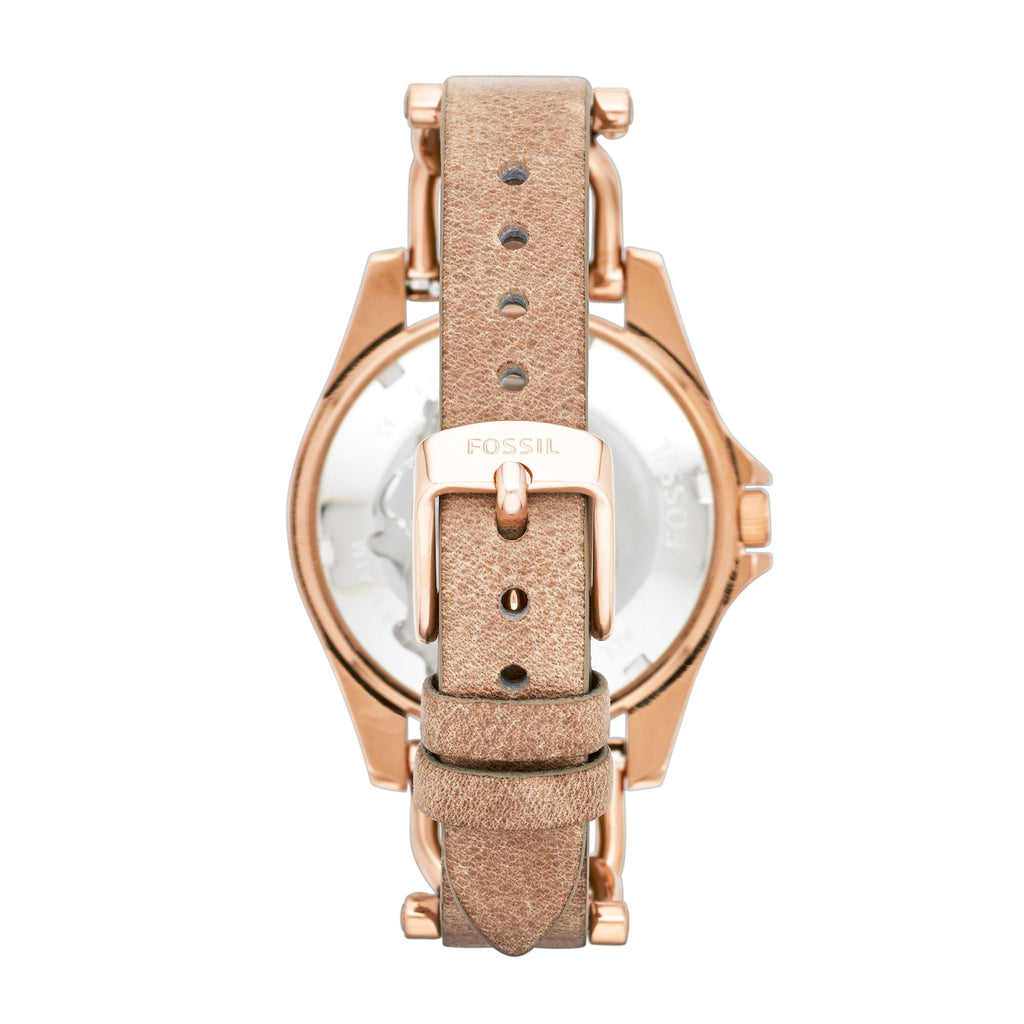 Fossil Women's Riley 38mm Multifunction, Rose Gold-Tone Stainless Steel Watch