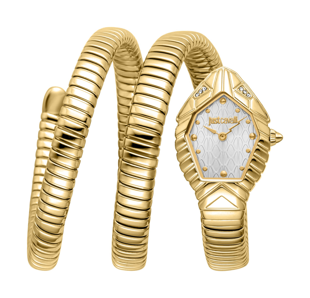 Just Cavalli Women's Snake 316L Stainless Steel Watch