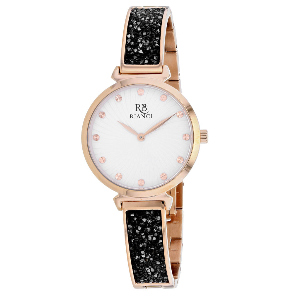 Roberto Bianci Women's Billare White Round 34mm