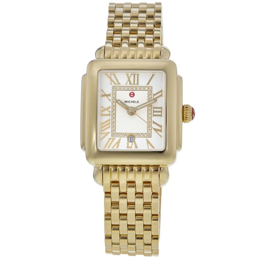 Michele Deco Madison Diamond Silver Dial  Women's Watch MWW06G000014