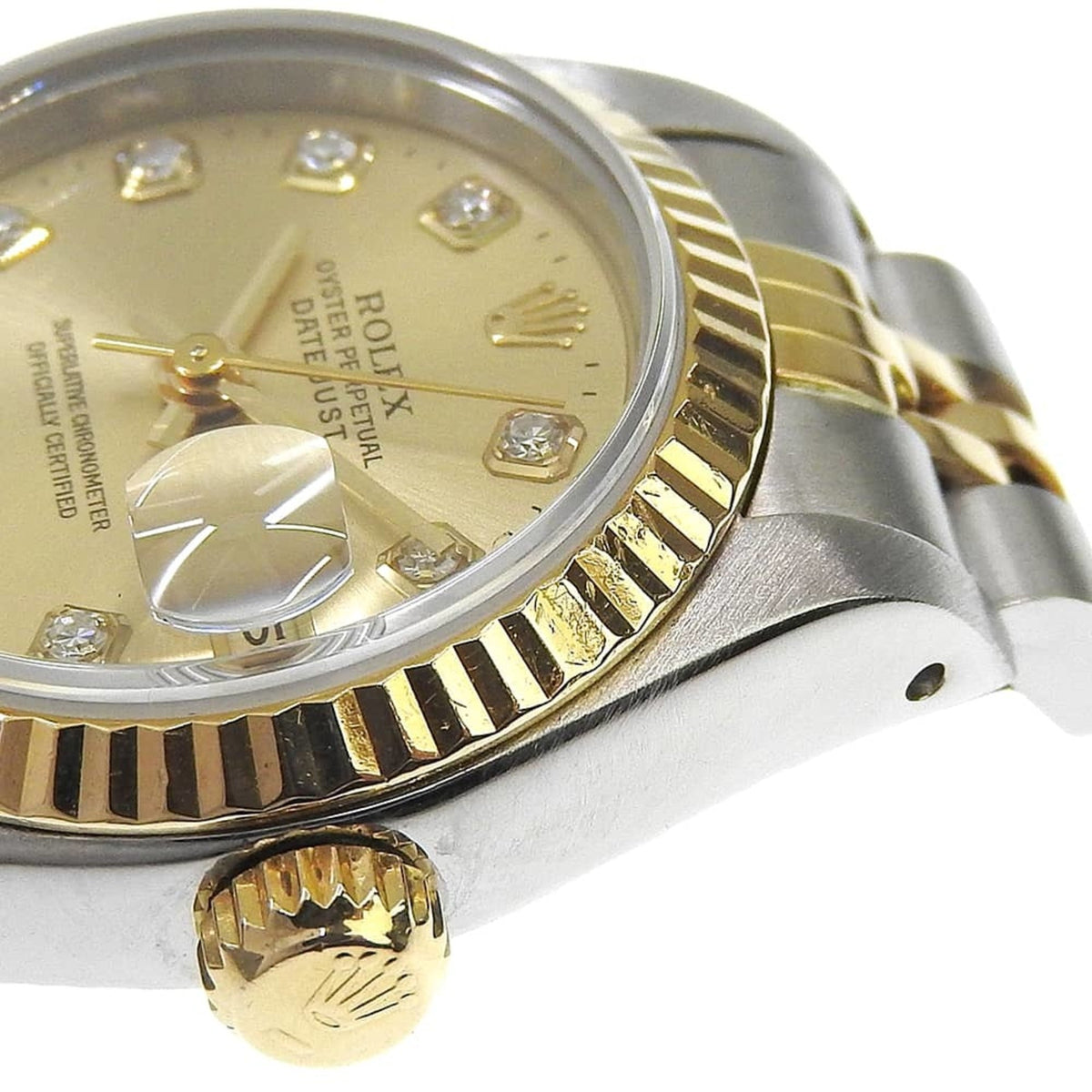 Rolex Stainless Steel yellow gold (18K) Wristwatch (Pre-Owned)