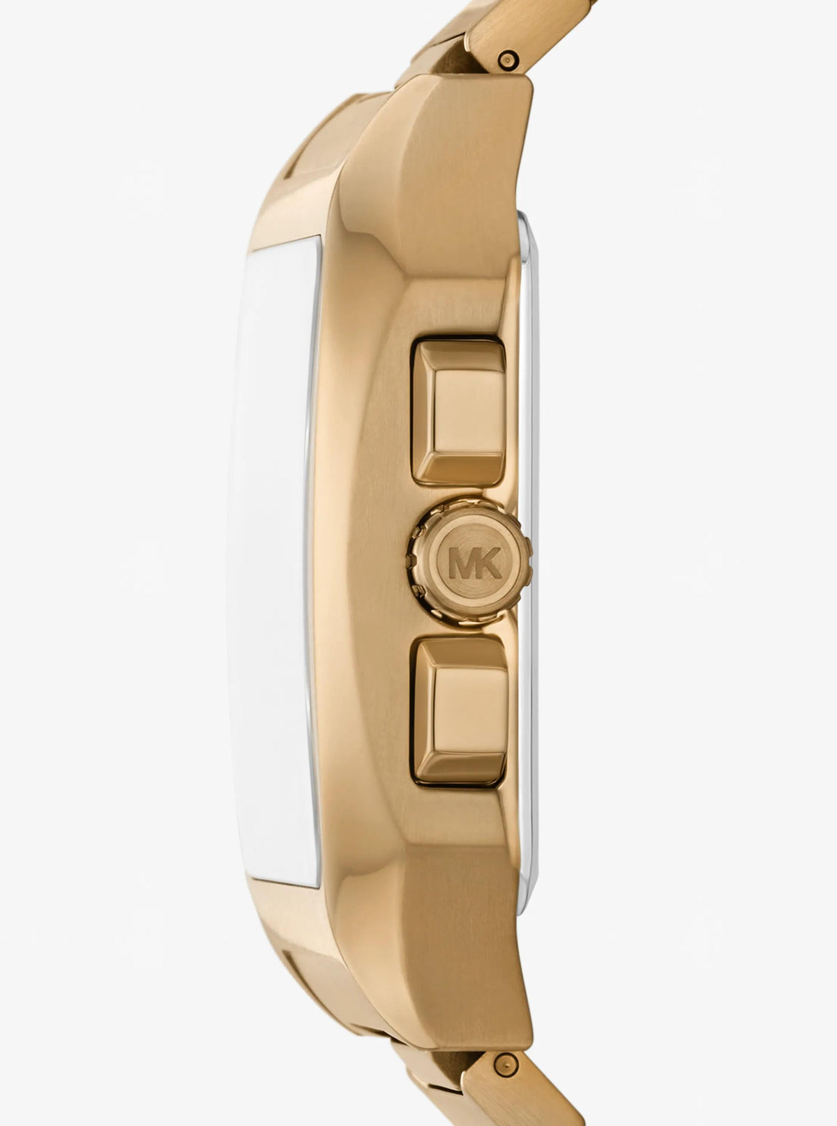 Hayes Oversized Brushed Beige Gold-Tone Sport Watch