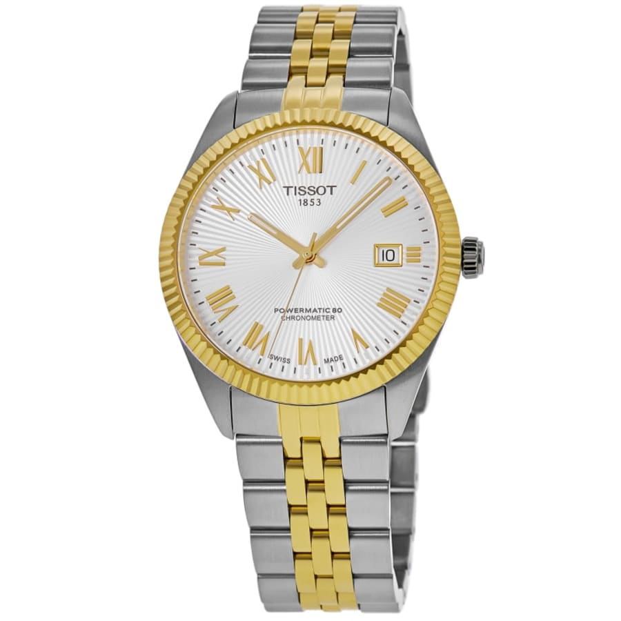 Tissot Ballade Automatic 39mm Silver Dial Two-Tone Stainless Steel Men's Watch T156.408.22.033.00