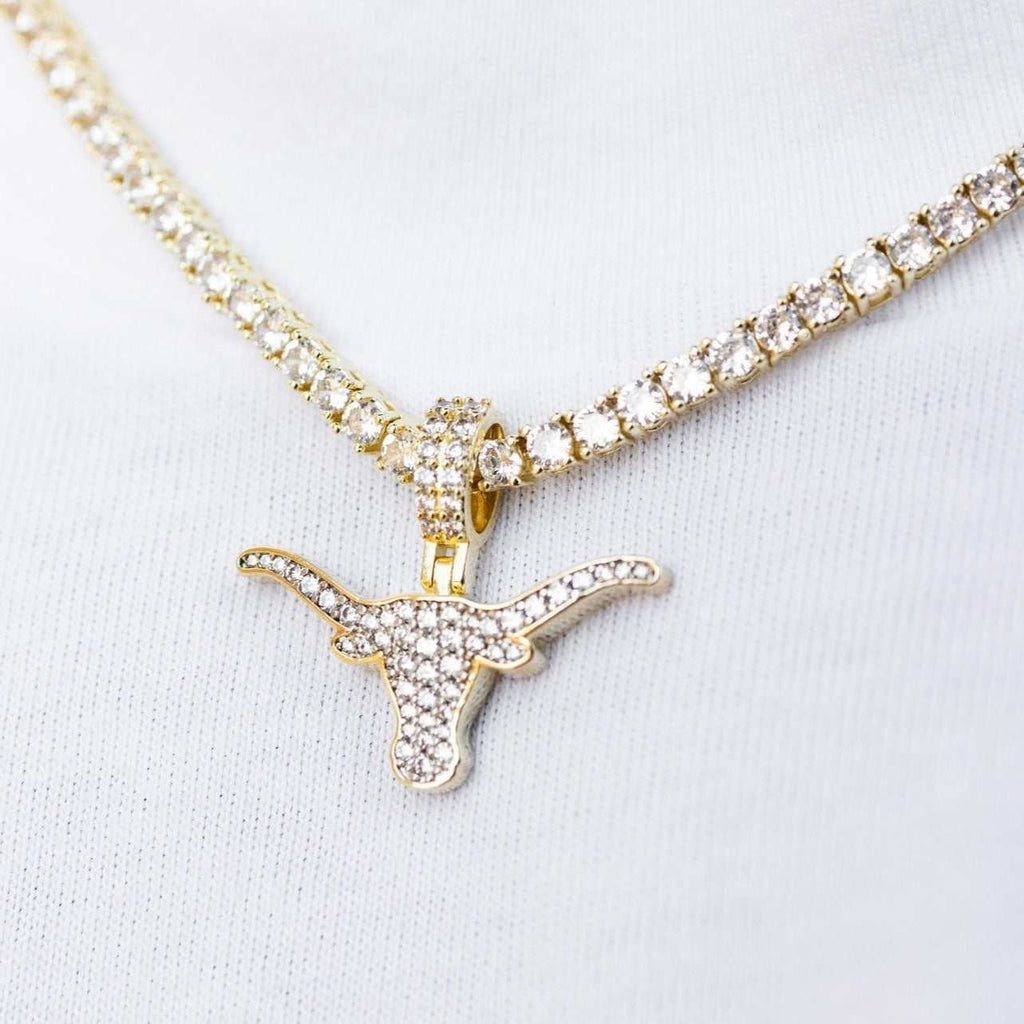 Texas Longhorns Official NCAA Micro Logo Pendant