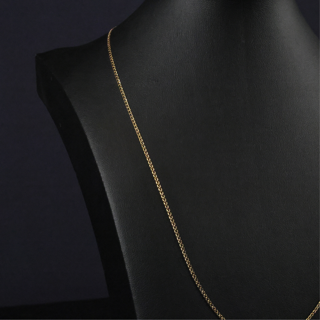 Solid Gold Italian Curb Link Chain - 2mm