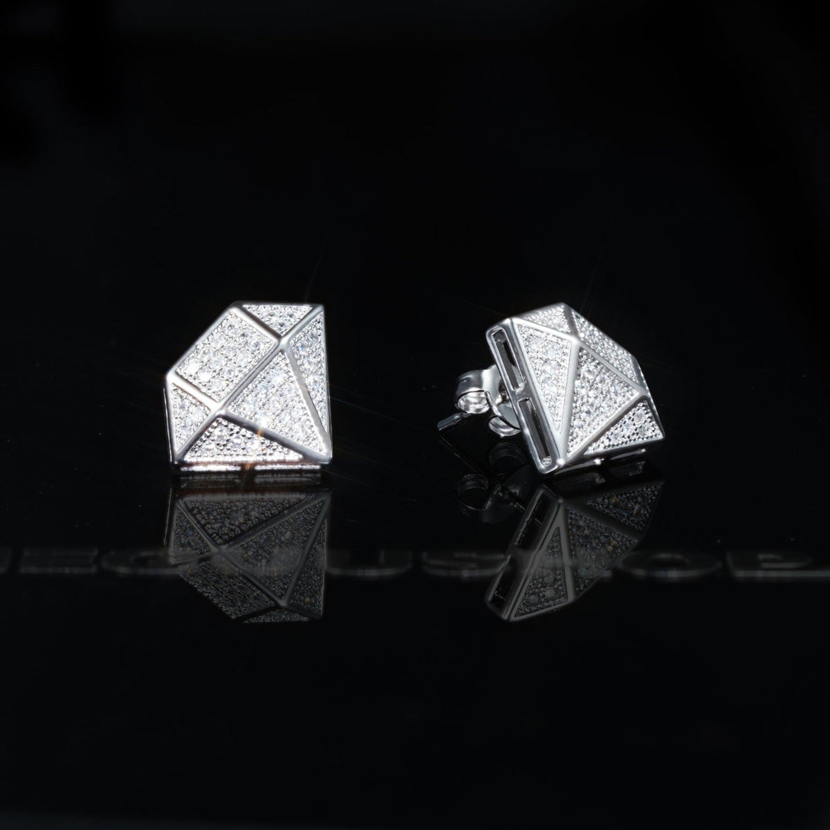 CZ  Environmental Protection Copper Earrings