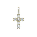 Iced Micro Round Cross