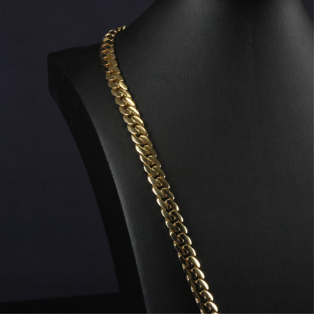 Solid Gold Miami Cuban Link Chain - 8mm