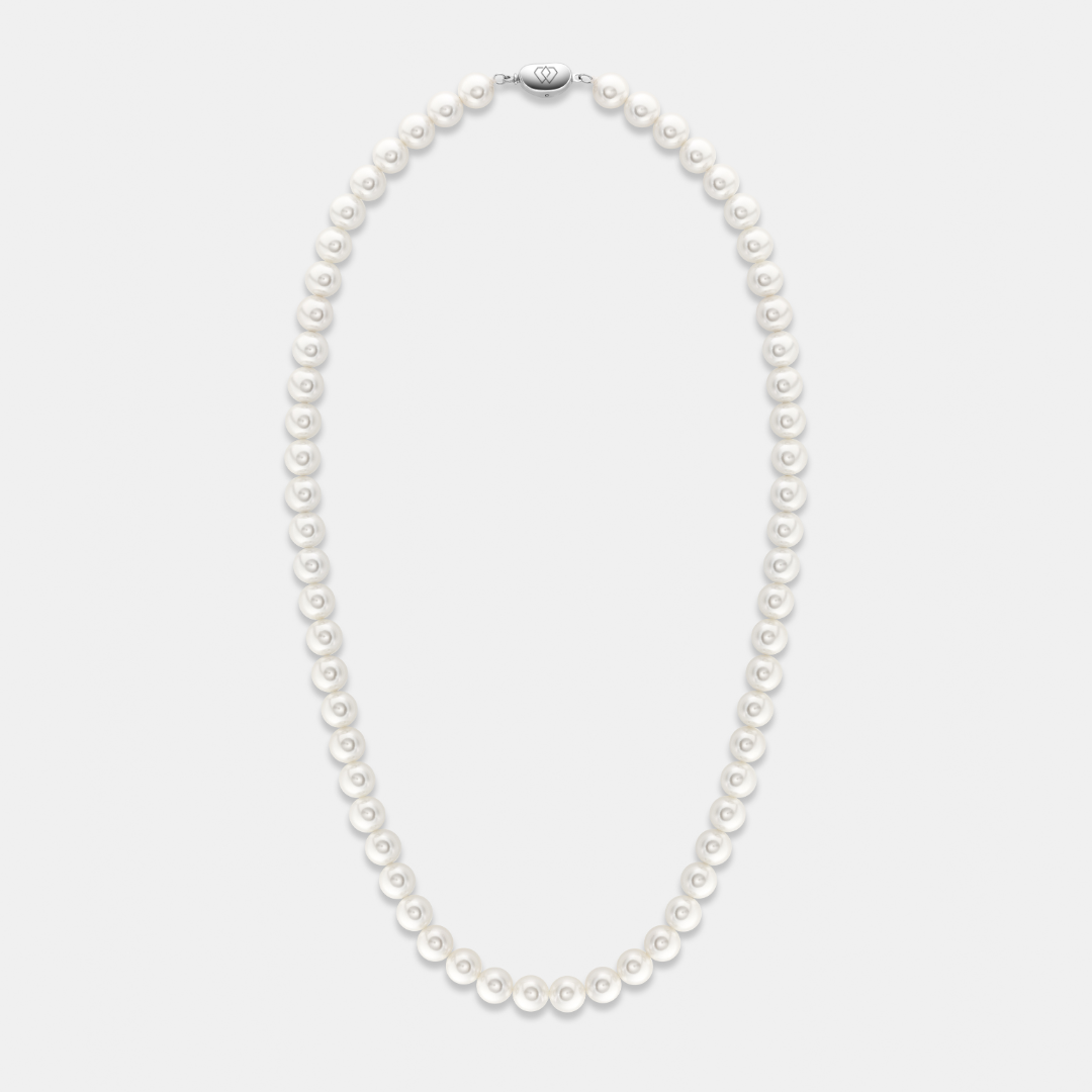 Women's Pearl Necklace - 8mm
