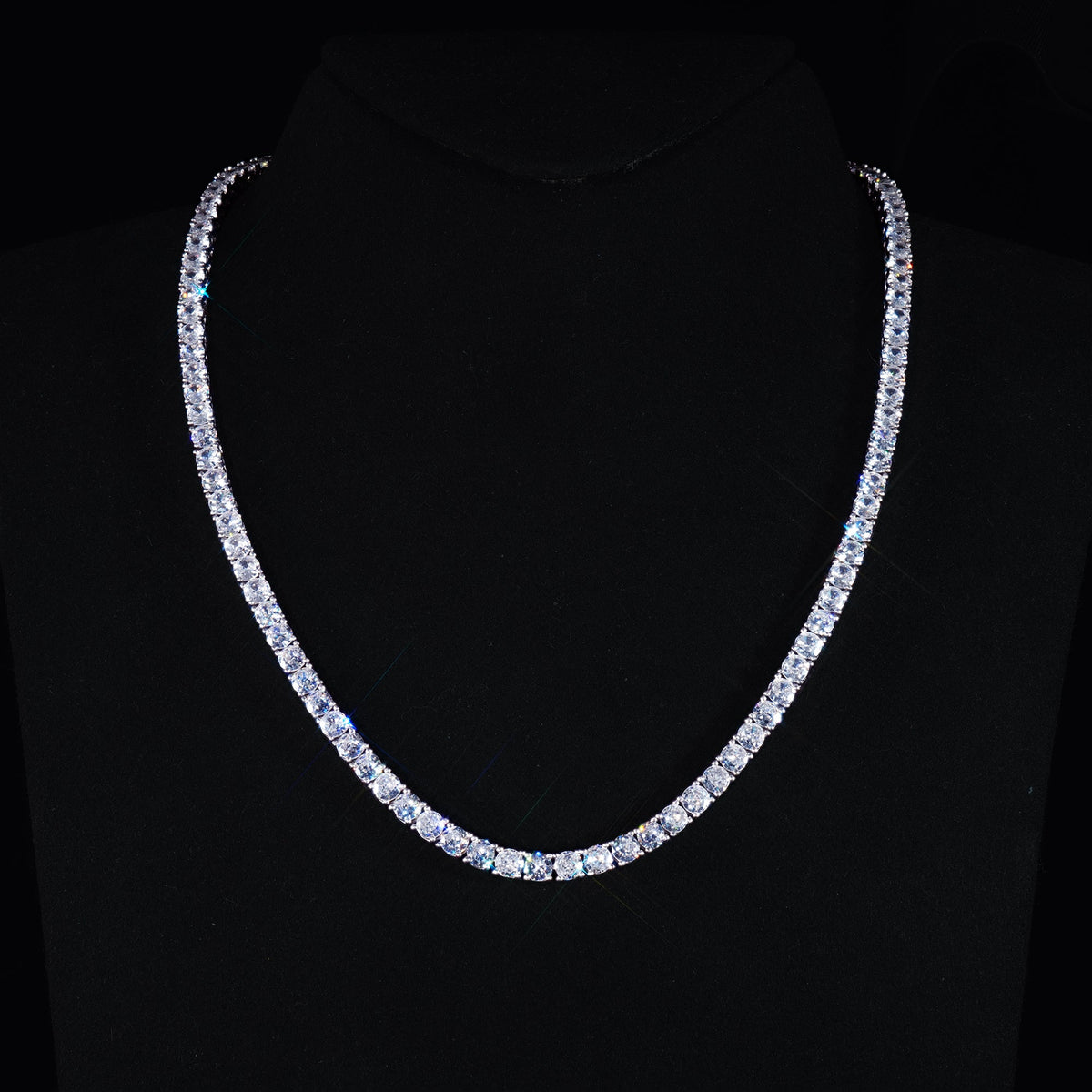 18K Gold-Plated 925 Sterling Silver AAA CZ Necklace