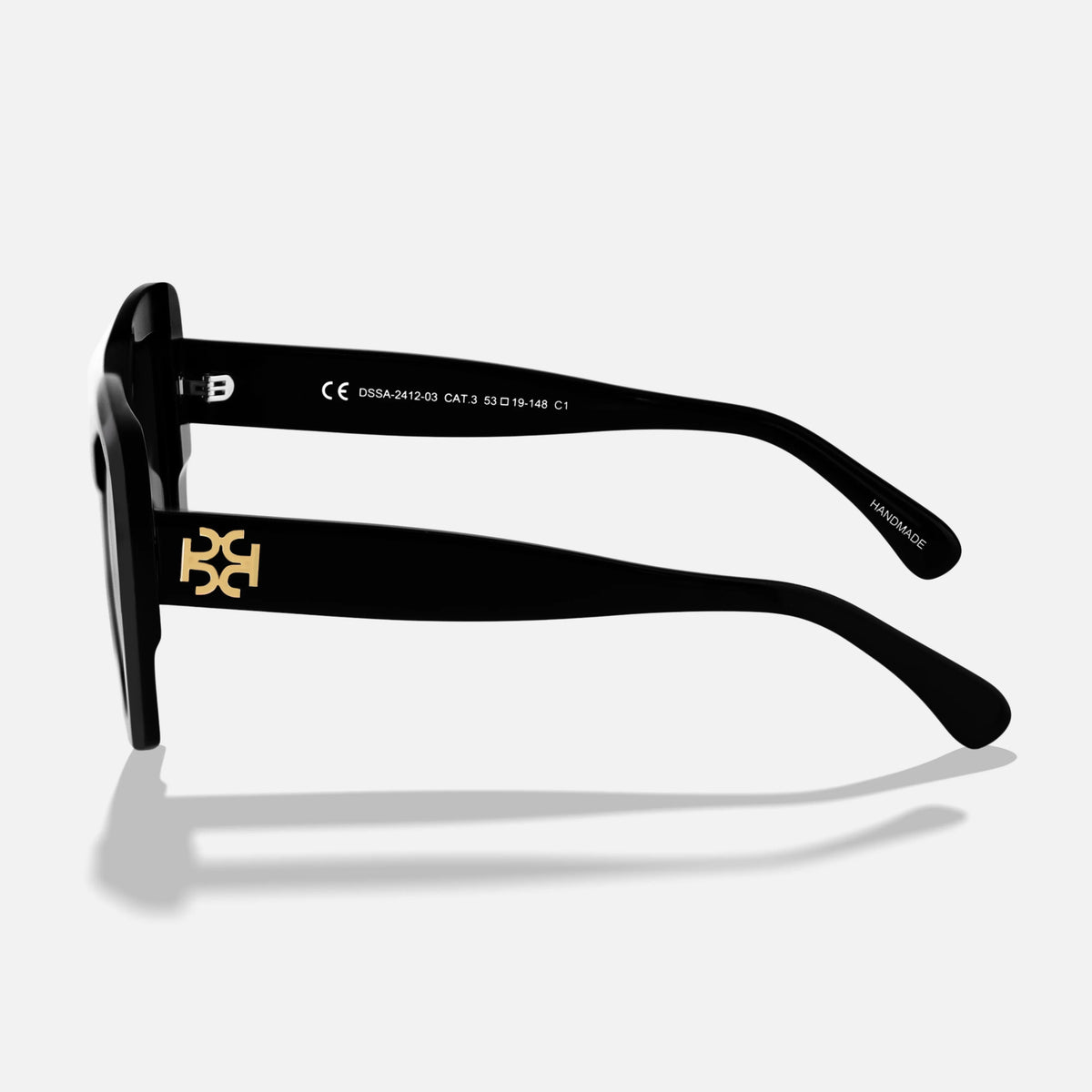 Noir Oversized Blackout Sunglasses