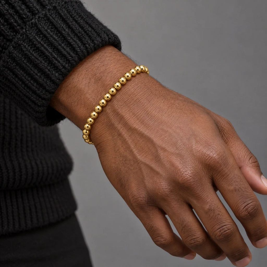 Ball Bracelet (Gold) - 5mm