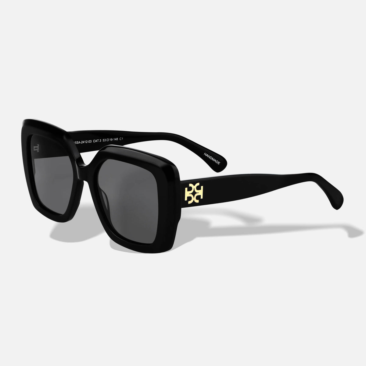 Noir Oversized Blackout Sunglasses
