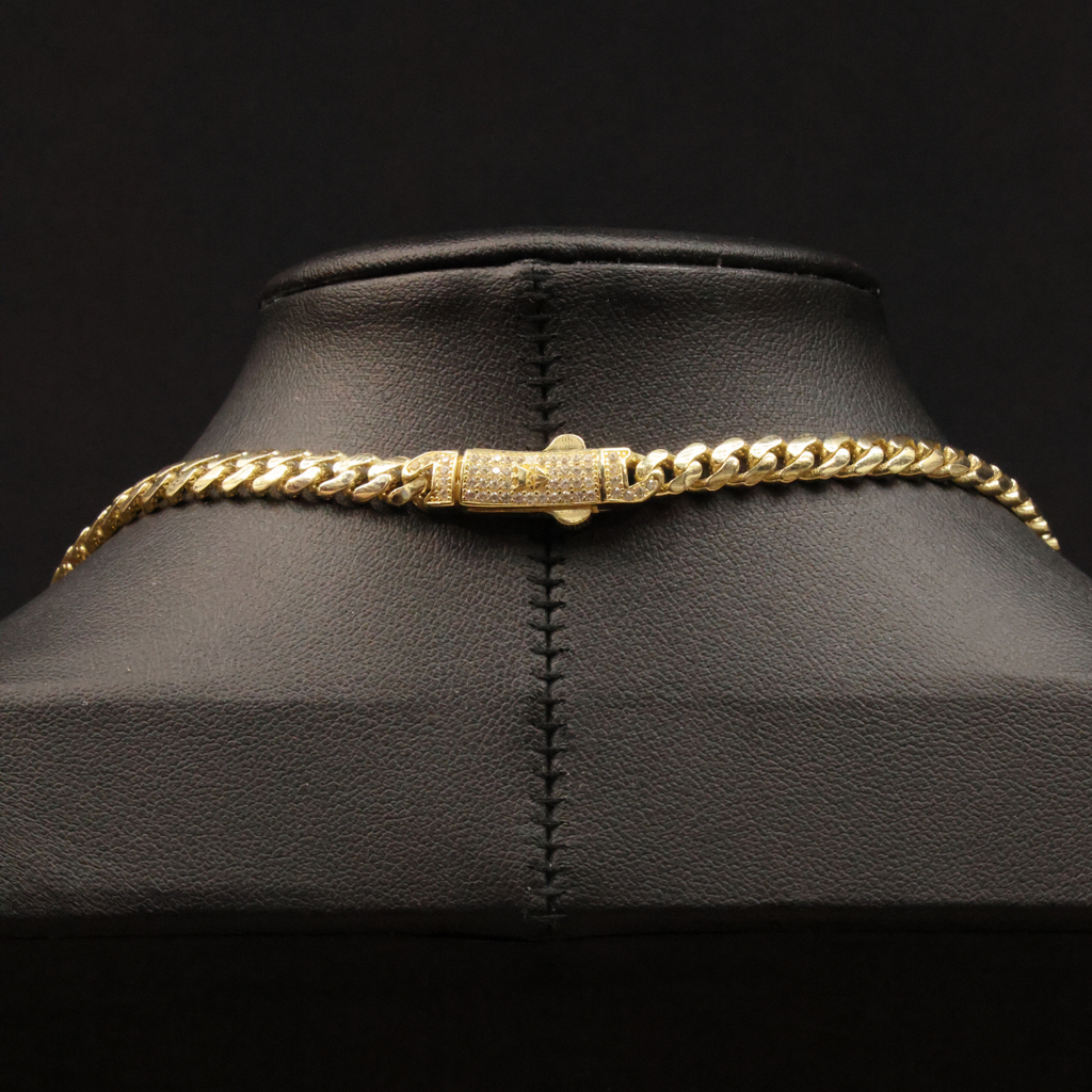 Solid Gold Cuban Link Chain - 5mm