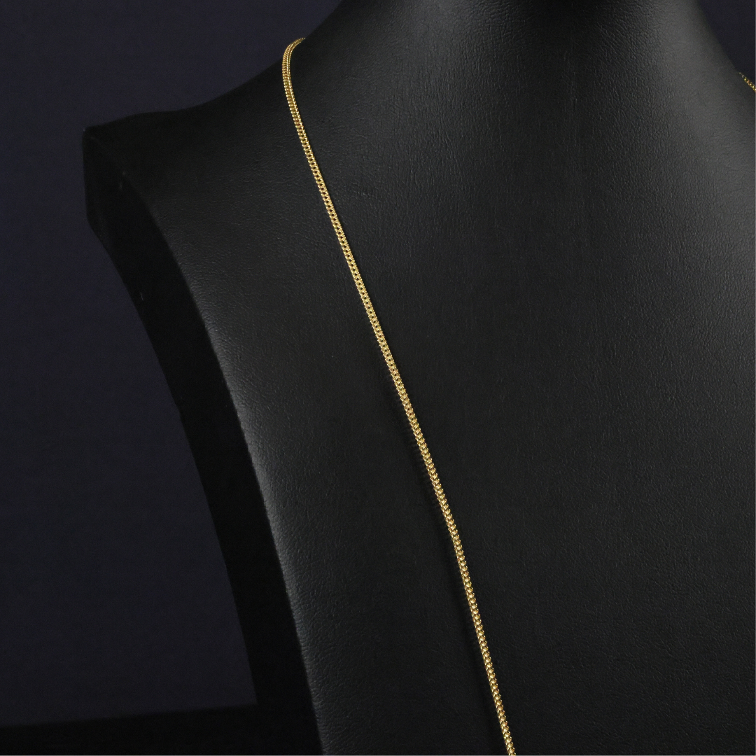 Solid Gold Franco Chain - 1.5mm
