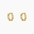 Cuban Link Huggie Earrings