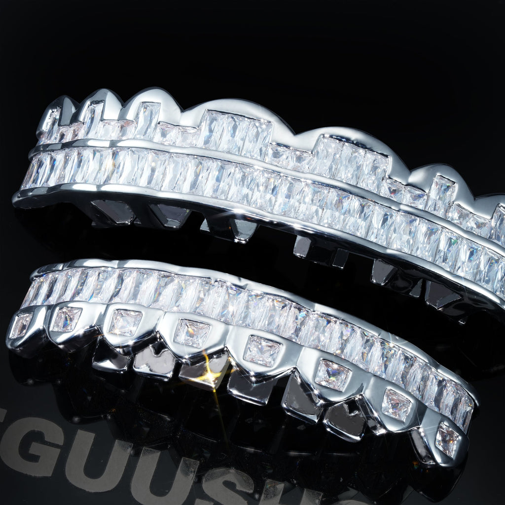18K Gold-Plated AAA CZ Hip Hop Grillz