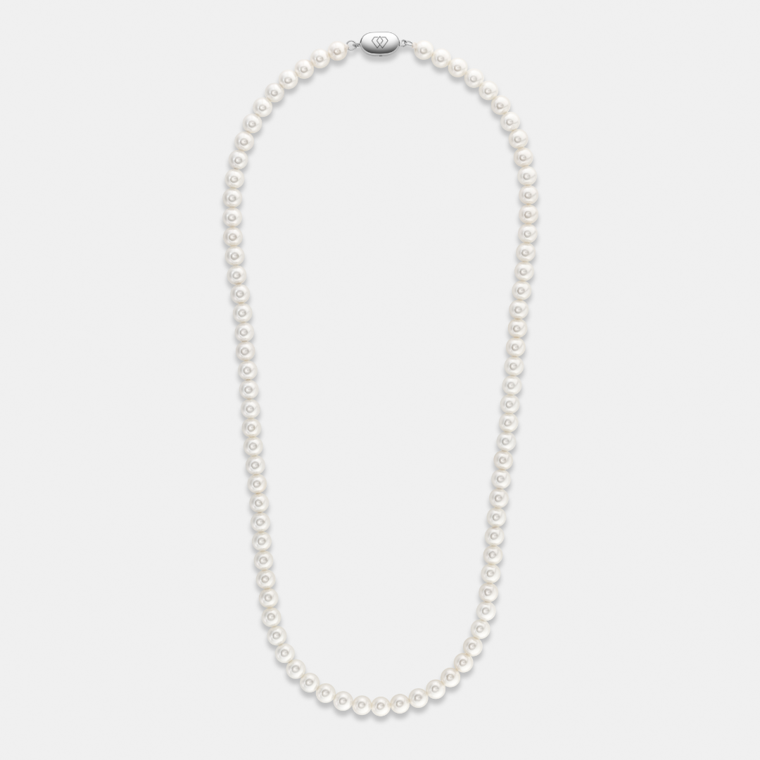 Women's Pearl Necklace - 6mm