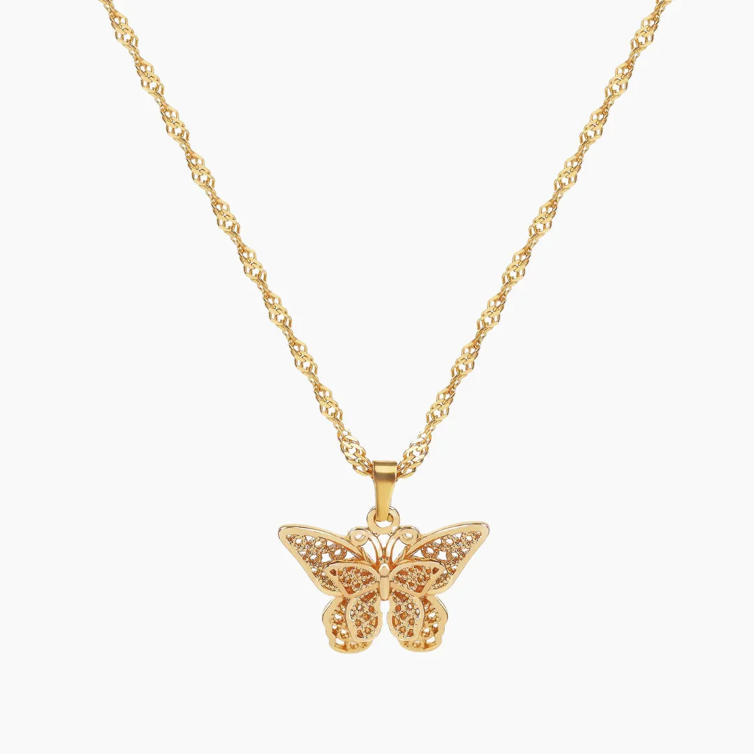 Butterfly Pendant Necklace