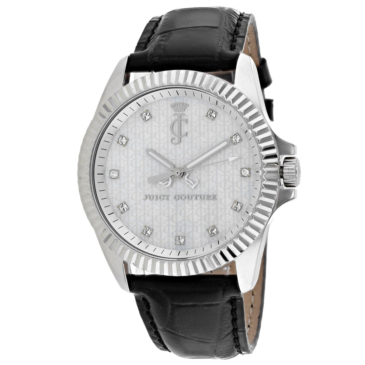 Juicy Couture Women's Stella White Round 40mm