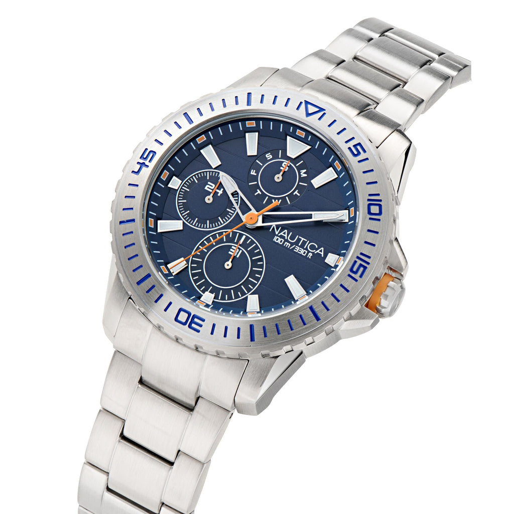 Nautica Mens Nst 101 Stainless Steel Watch