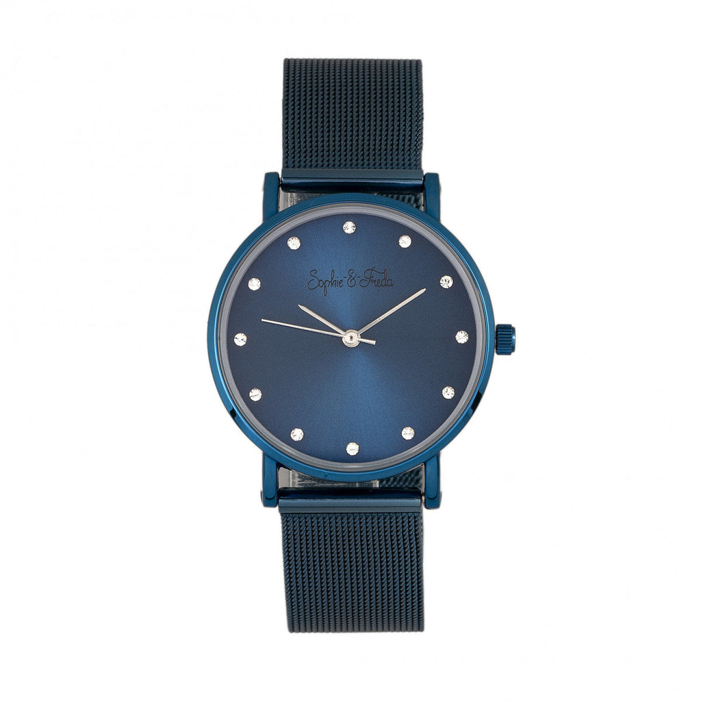 Savannah Mesh Bracelet Watch with Swarovski Crystals