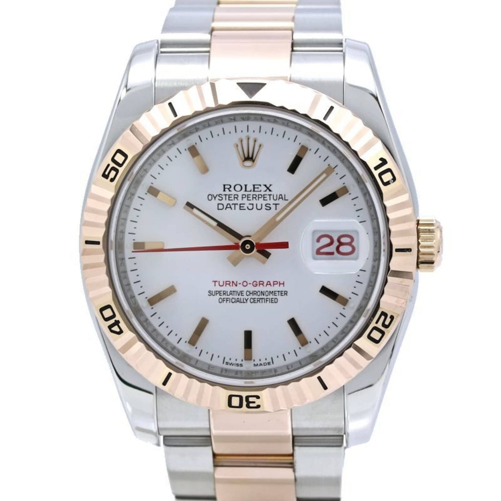 Rolex pink gold (18K) Stainless Steel Wristwatch (Pre-Owned)