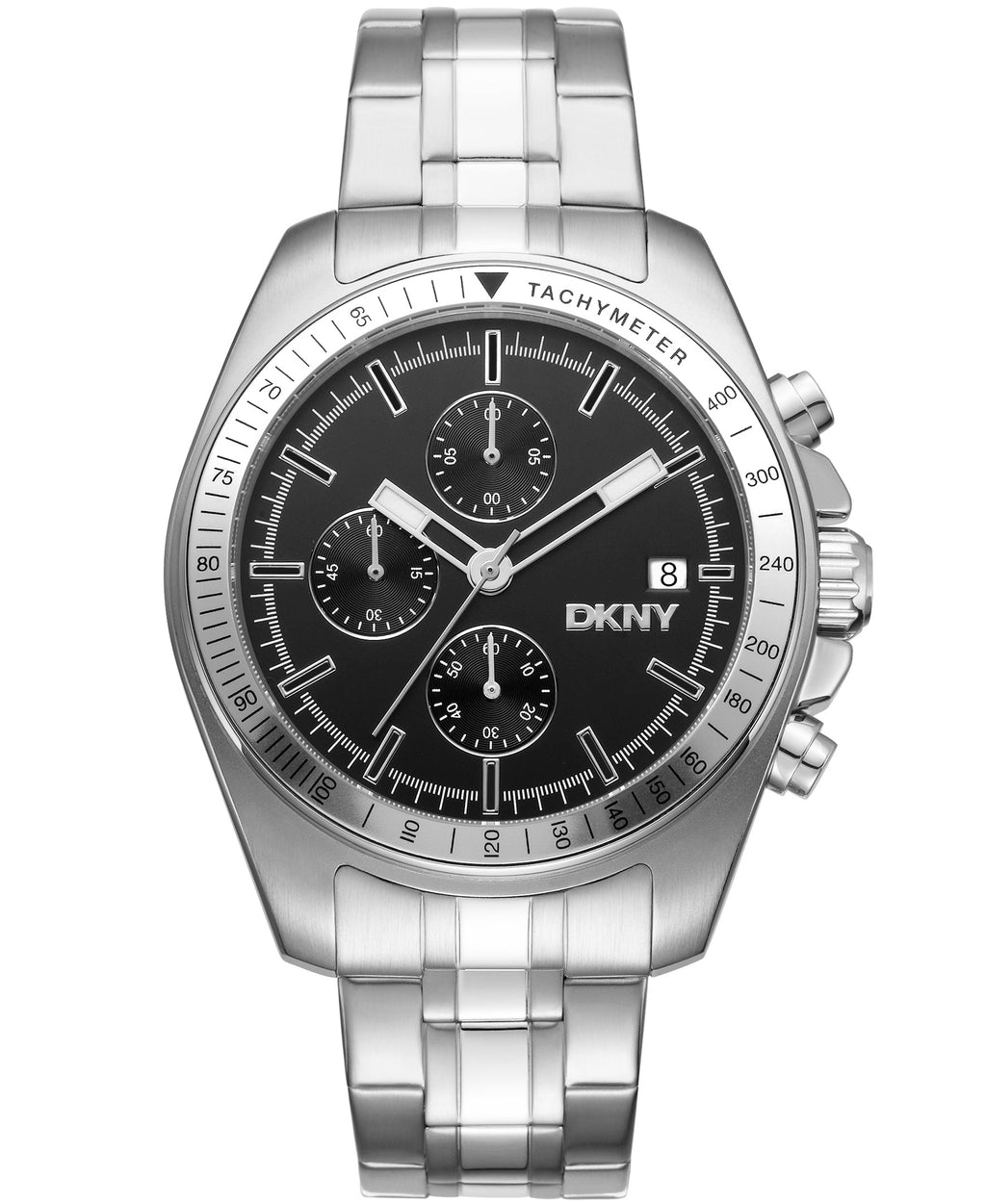 EVERYDAY Central Park Chrono Black Dial Silver Men's Watch