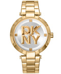 LOGO Essential Logo Silver White Dial Gold Women's Watch