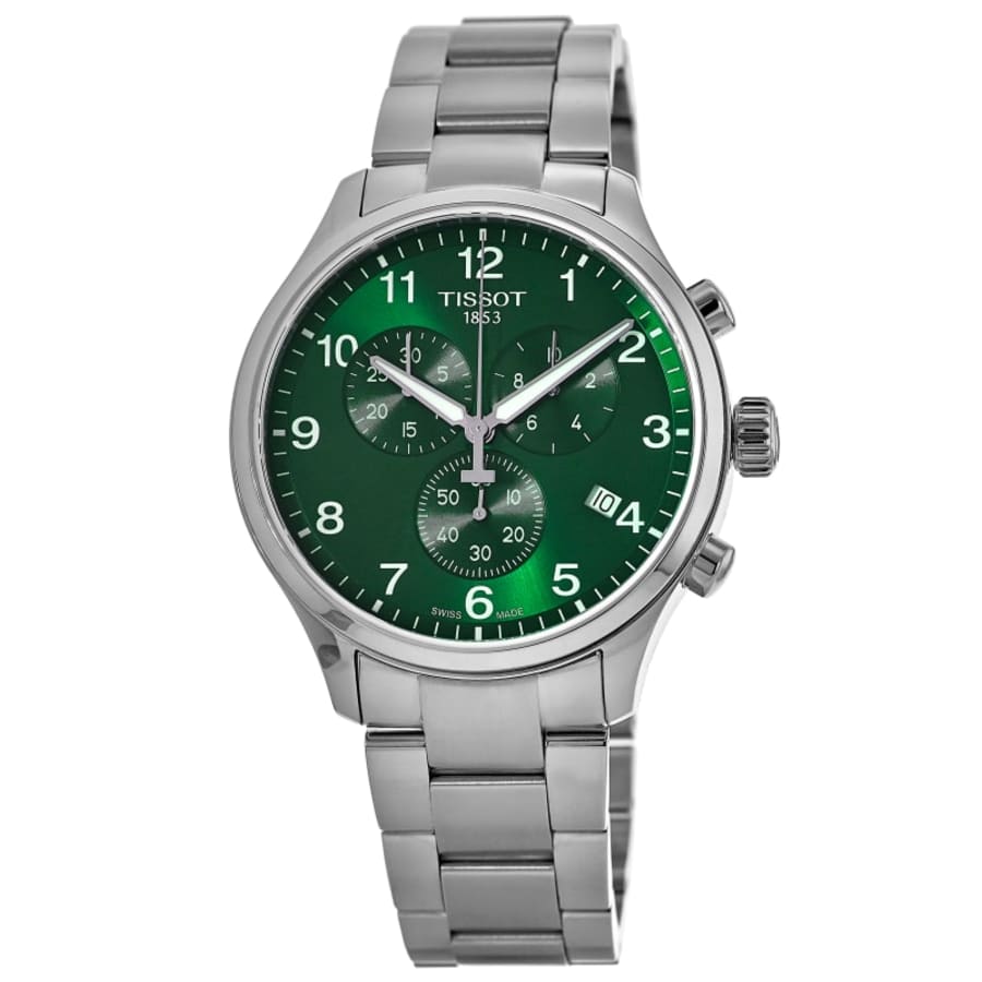 Tissot Chrono XL Classic Green Dial Stainless Steel Men's Watch T116.617.11.092.00