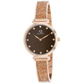 Roberto Bianci Women's Billare Brown Round 34mm